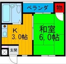 アビタシオン天の川の間取り