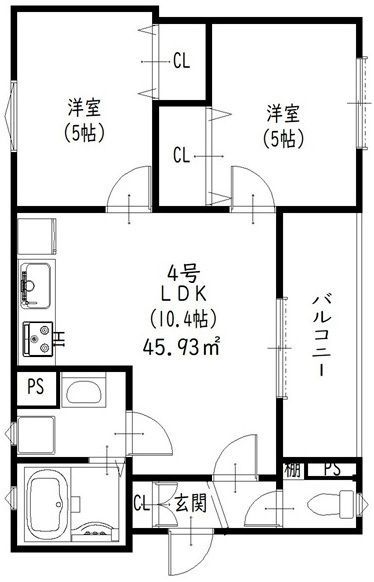 クリエオーレ松丘町の間取り