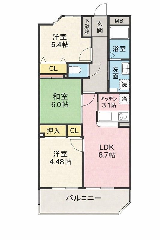 バレーヒルズの間取り