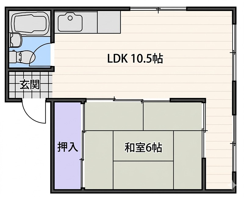 牧野KYビルの間取り
