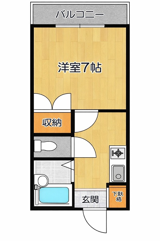 コンフォート長尾の間取り