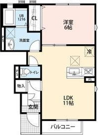 Fortunato香里園の間取り