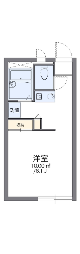 レオパレスINUIの間取り