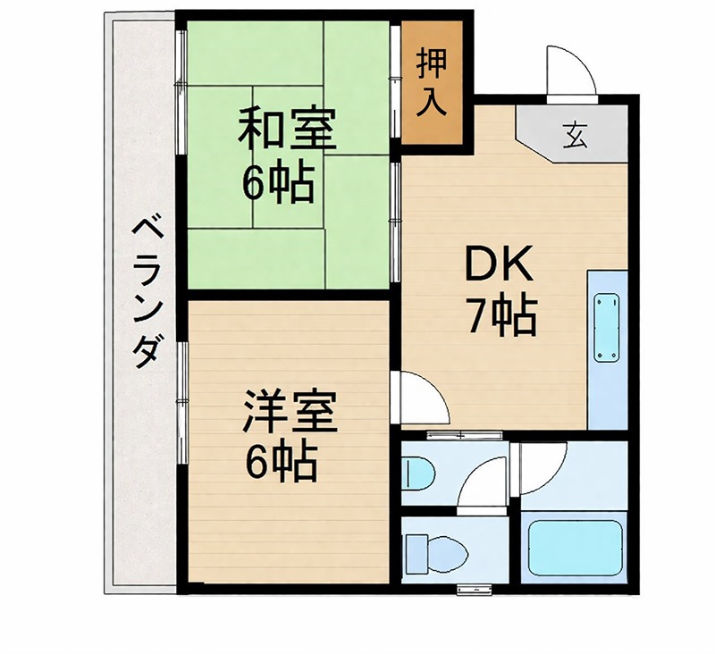 ネオハイツの間取り