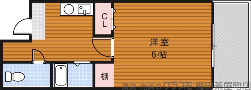 垂水町の完工年月(1996年11月)築の賃貸マンションの間取り