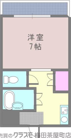 垂水町の完工年月(1986年1月)築の賃貸マンションの間取り