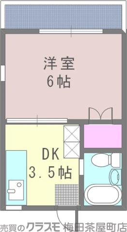 垂水町の完工年月(1987年2月)築の賃貸アパートの間取り