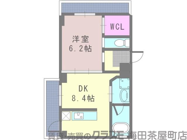 江坂町の完工年月(2010年10月)築の賃貸マンションの間取り