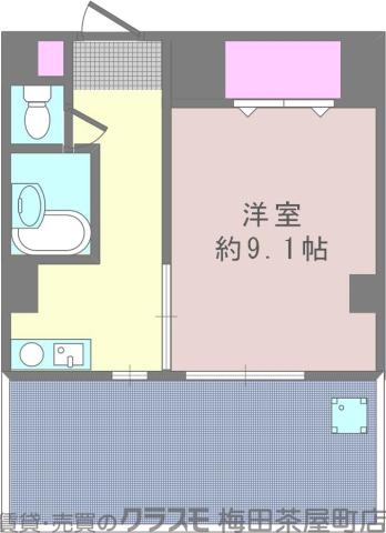 垂水町の完工年月(1995年3月)築の賃貸マンションの間取り