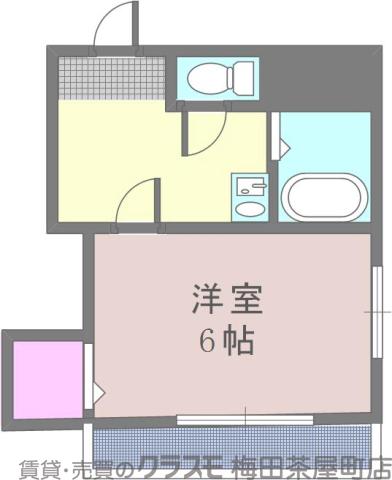 寿町の完工年月(1996年3月)築の賃貸マンションの間取り