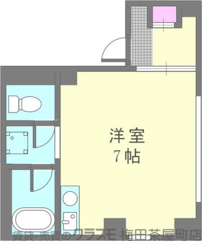 出口町の完工年月(1992年10月)築の賃貸マンションの間取り