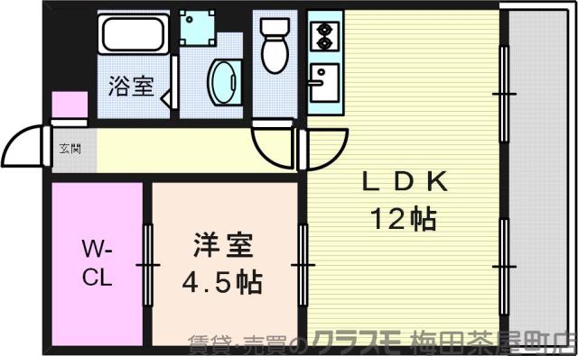 江坂パークビルの間取り