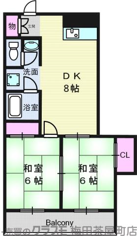 垂水町の完工年月(1987年10月)築の賃貸マンションの間取り