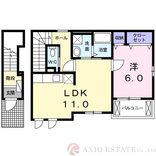 ヴィラノール加島Ⅱの間取り