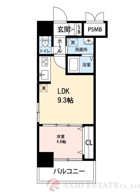 コンフォリア新大阪の間取り