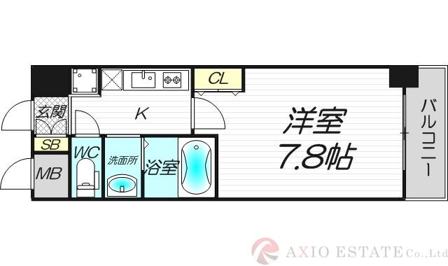 プランドール新大阪SOUTHレジデンスの間取り