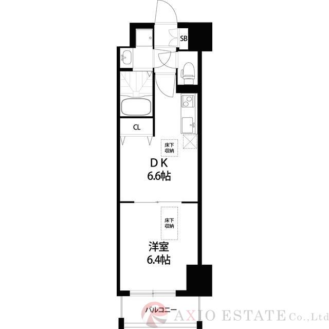 Gramercy Juso-higashi 3rdの間取り