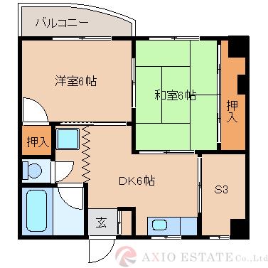 大隅小谷マンションの間取り