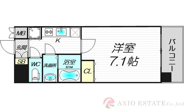 LaDouceur新大阪の間取り