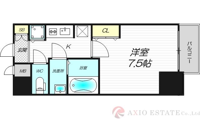 アドバンス新大阪Ⅵビオラの間取り