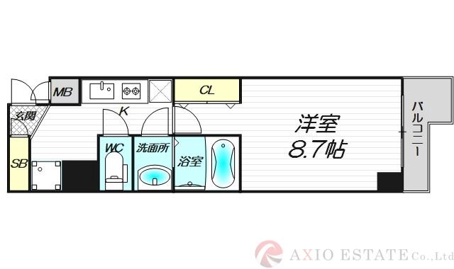宮原の完工年月(2020年2月)築の賃貸マンションの間取り