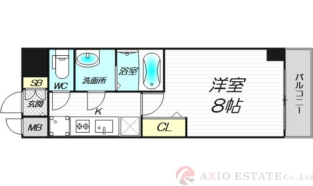 宮原の完工年月(2020年2月)築の賃貸マンションの間取り