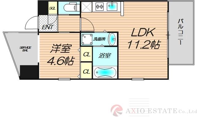 プレジオ十三の間取り