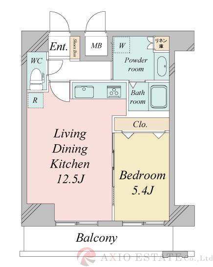 宮原の完工年月(2020年9月)築の賃貸マンションの間取り