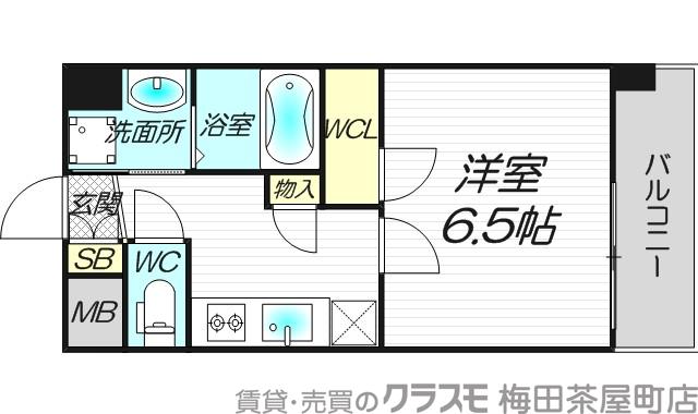 スプランディッド新大阪DUEの間取り