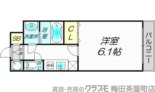 東三国の完工年月(2014年6月)築の賃貸マンションの間取り