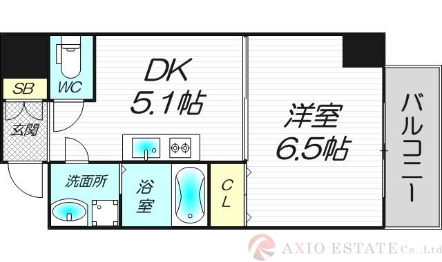 オクトレーベン新大阪の間取り