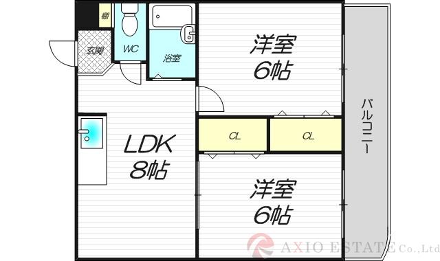 サンサーラ新大阪の間取り
