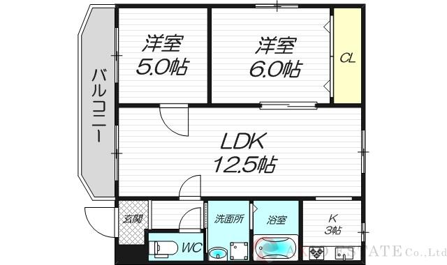 第3星栄ハイツの間取り