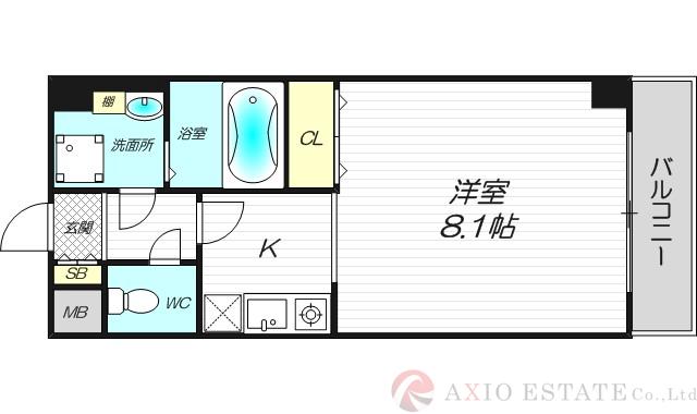 リセスコート2の間取り