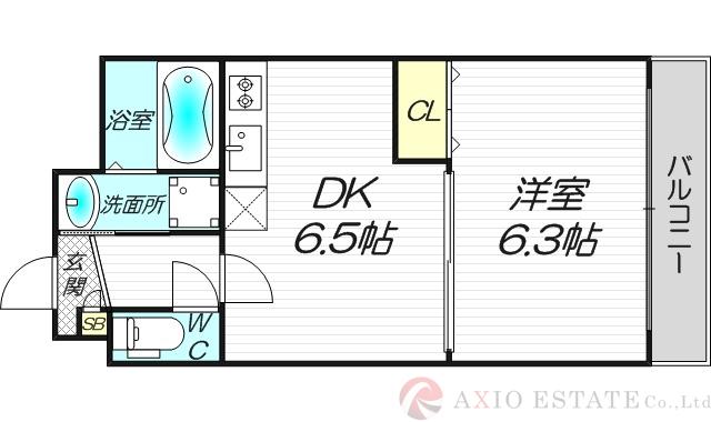 シャインビュー東淀川の間取り