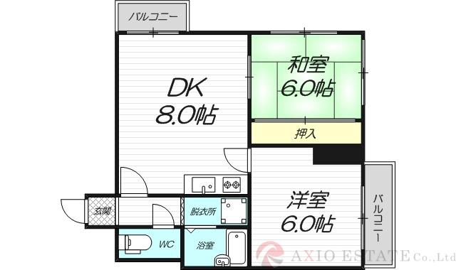 JMRレジデンス新大阪の間取り