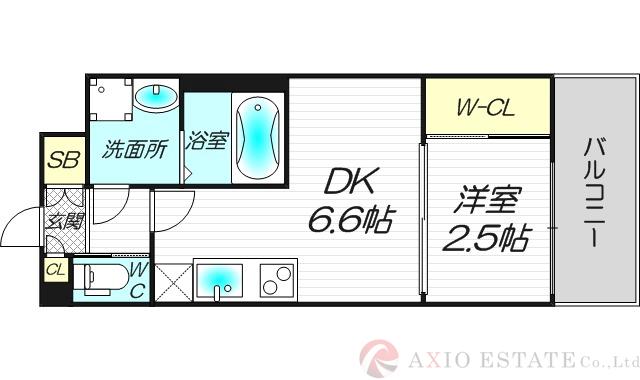 セレニテ三国プリエの間取り
