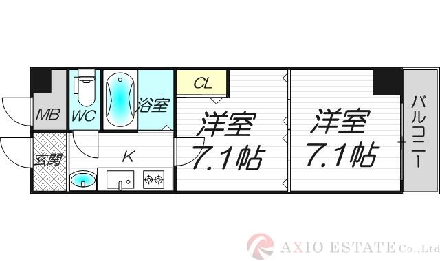 メゾネット・フジの間取り