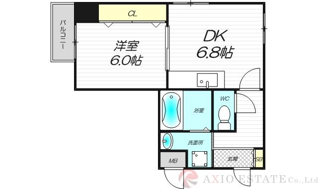 今川マンションの間取り