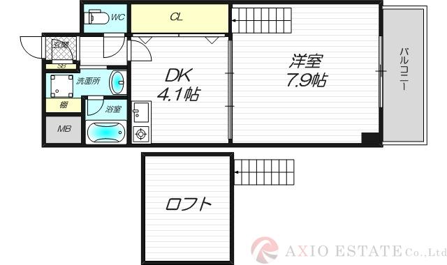 カーサスペリオーレⅠの間取り