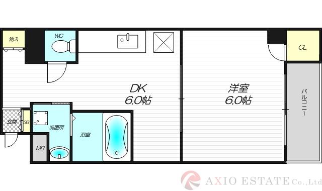 プランドールSakaeⅡの間取り