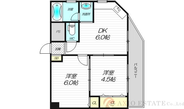 第5田村マンションの間取り