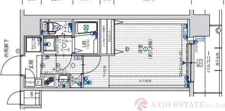 エスリード新大阪CONFORTⅠ番館の間取り