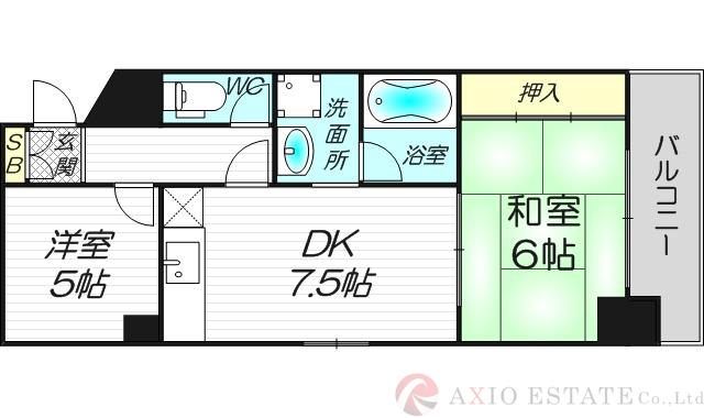 ネオハイツ第2新大阪の間取り