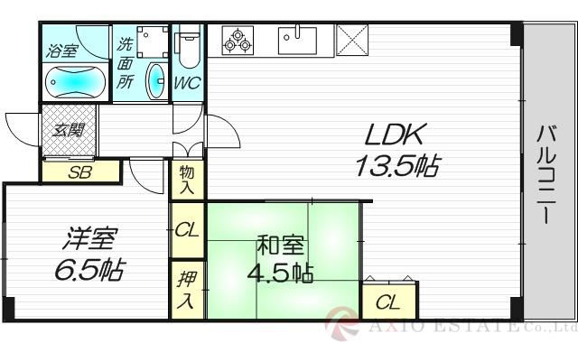 新大阪ファイナンスの間取り