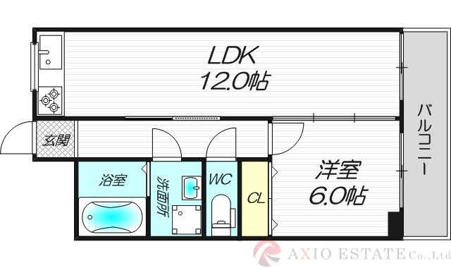 サン三国マンションの間取り