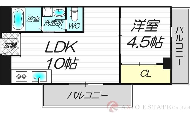 秀英マンションの間取り