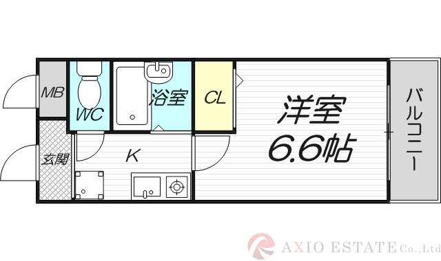 マンションキムラの間取り