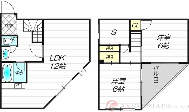 新大阪ファミリービルの間取り