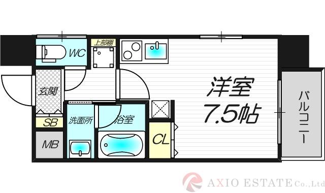 パークフラッツ東三国の間取り